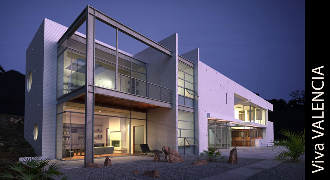 Immobilienvisualisierung Außenansicht