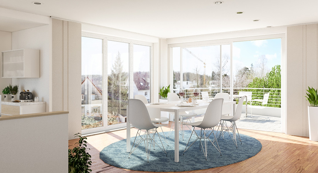 Immobilienvisualisierung Innenraum